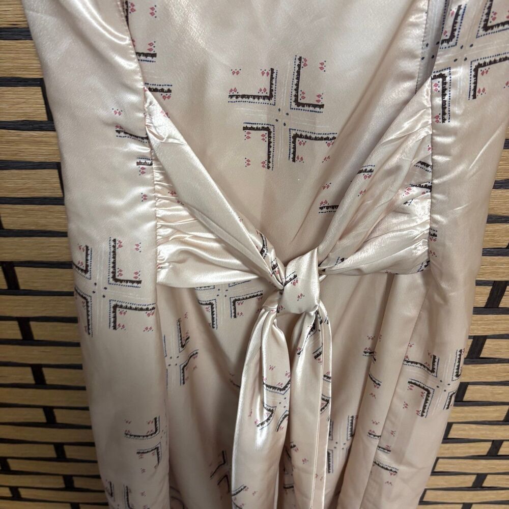Ashro Tan Tie Waist Dress Size 16 - Picture 5 of 8